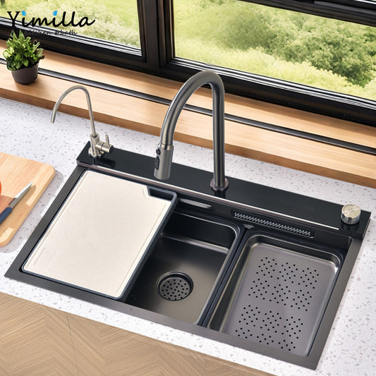 Professional Grade AI Voice Control Kitchen Sink - Large Size Smart Sink