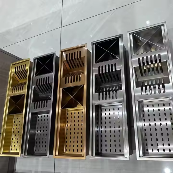 Premium Stainless Steel Dish Rack with Drainboard & Utensil Organizer