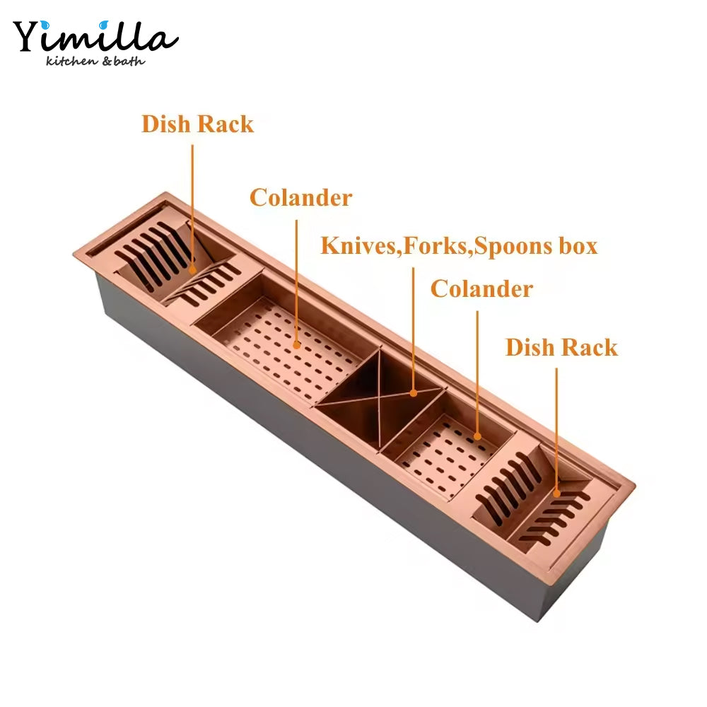 Dish Drying Rack for Kitchen Counter Stainless Steel Dish Rack with Drainboard