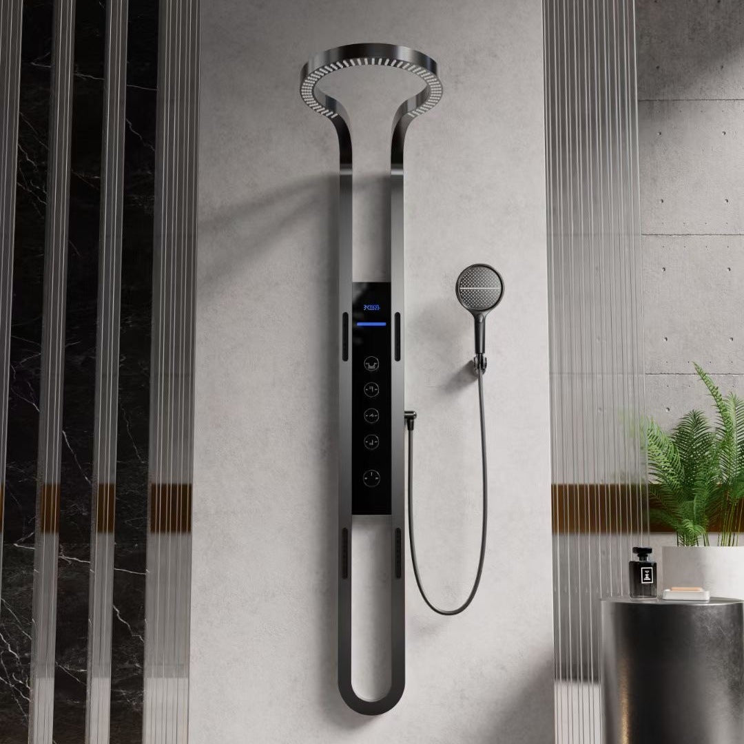 Rainfall Shower Panel System - Multi-Function Waterfall Shower Column with Mixer