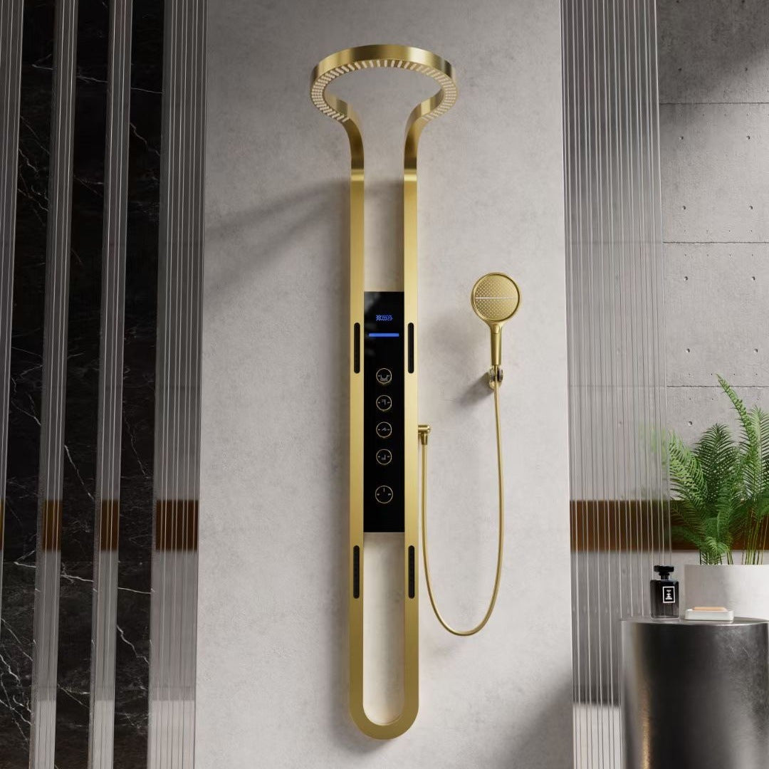 Rainfall Shower Panel System - Multi-Function Waterfall Shower Column with Mixer