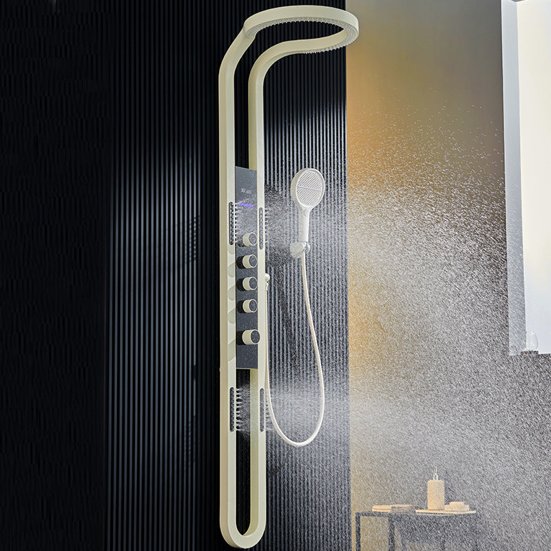Rainfall Shower Panel System - Multi-Function Waterfall Shower Column with Mixer