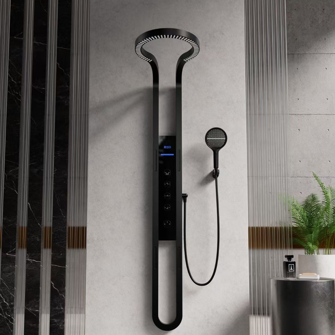 Rainfall Shower Panel System - Multi-Function Waterfall Shower Column with Mixer