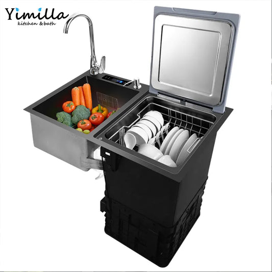 European Style Smart Kitchen Sink Ultrasonic Dishwasher - Yimilla Kitchen Appliances