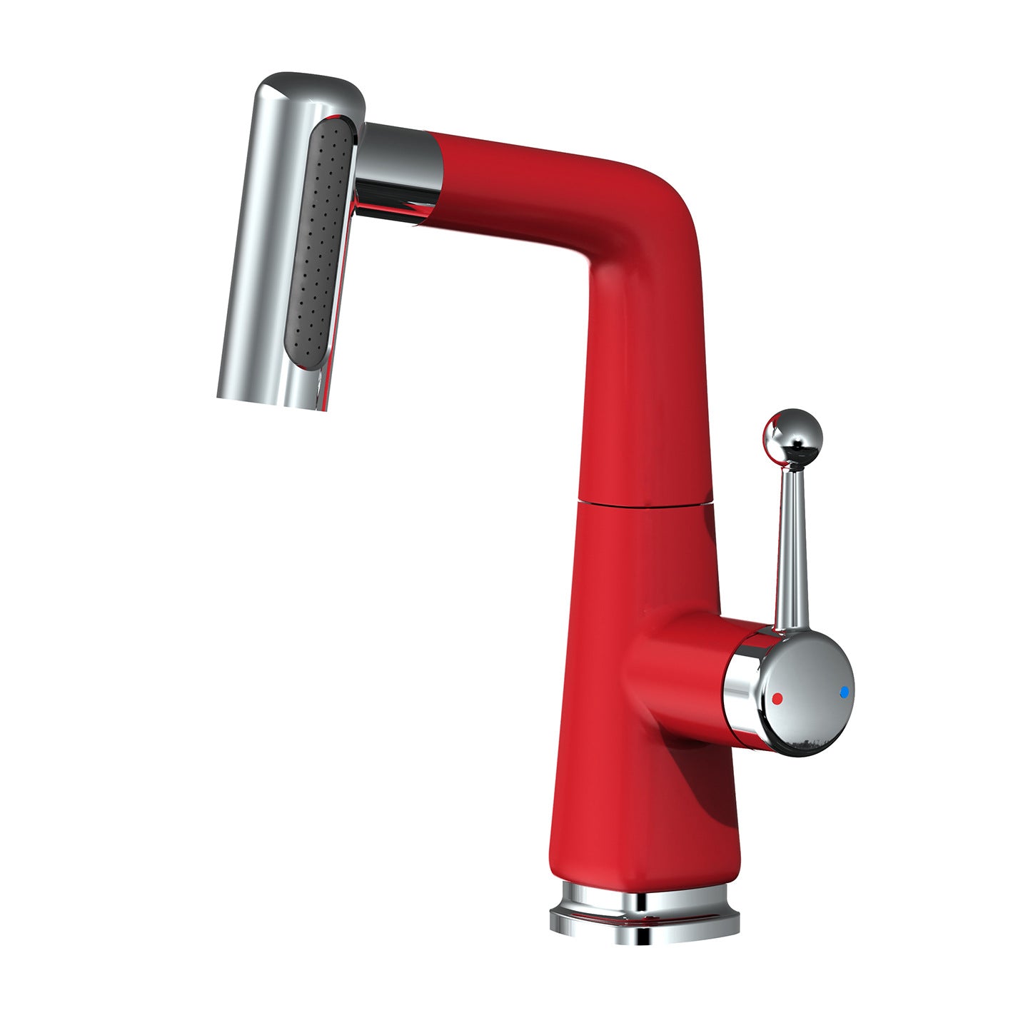 Premium Bathroom Sink Faucet with Pull-Down Sprayer - 3-Mode Brass Basin Mixer Tap