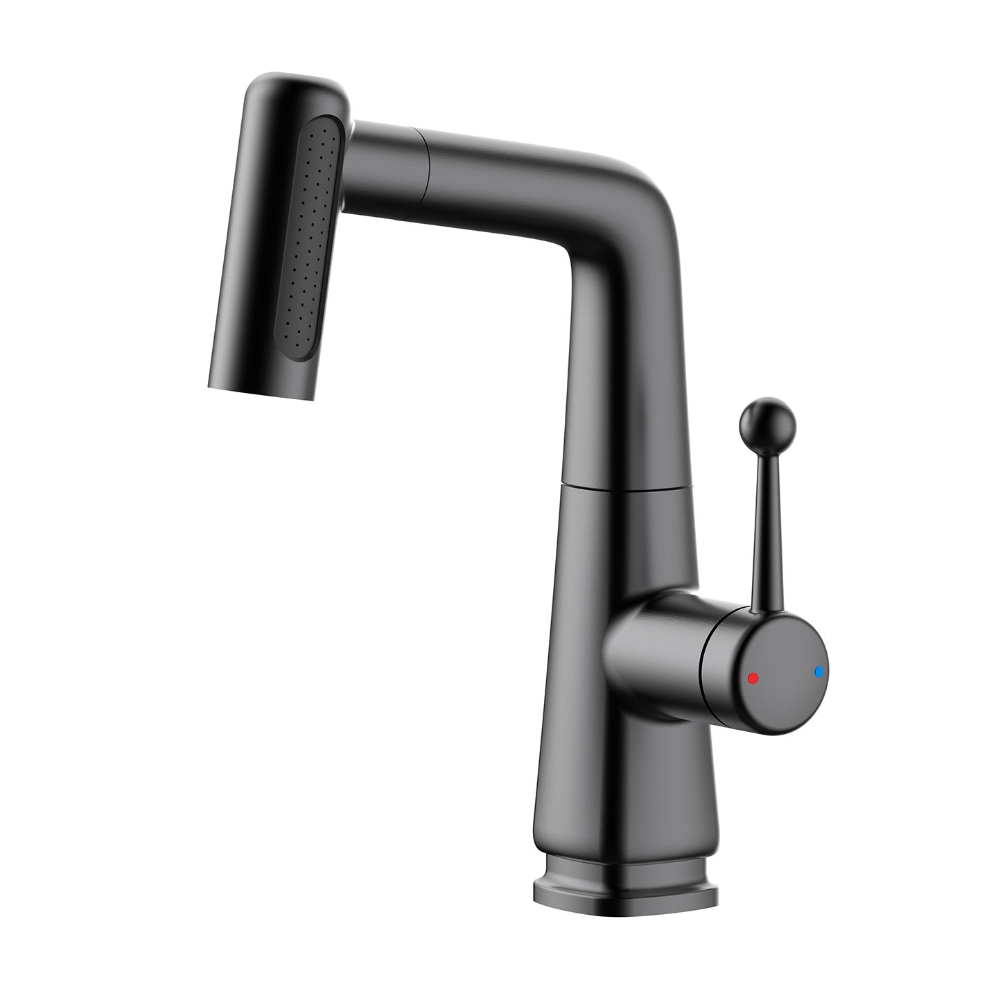 Premium Bathroom Sink Faucet with Pull-Down Sprayer - 3-Mode Brass Basin Mixer Tap