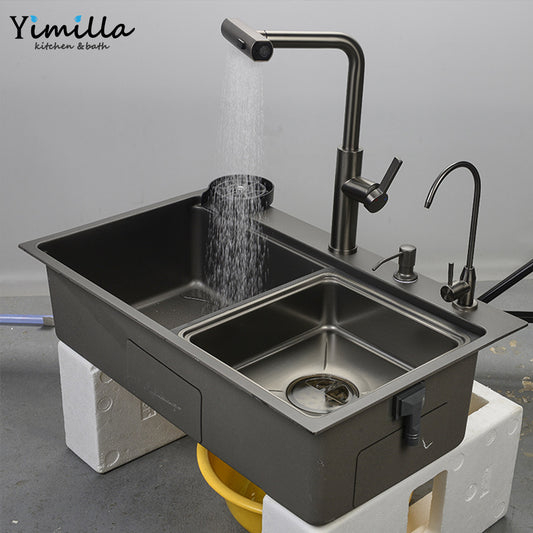 Premium 304 Stainless Steel Undermount Kitchen Sink - Professional Grade