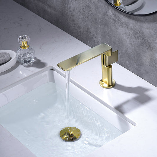 Modern Brass Basin Faucet - Contemporary Bathroom Vanity Tap Mixer with Premium Finish