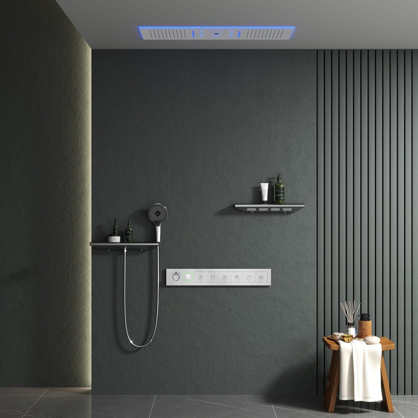 Dual Thermostatic Shower System - Multi-Function Luxury Bathroom Shower Set