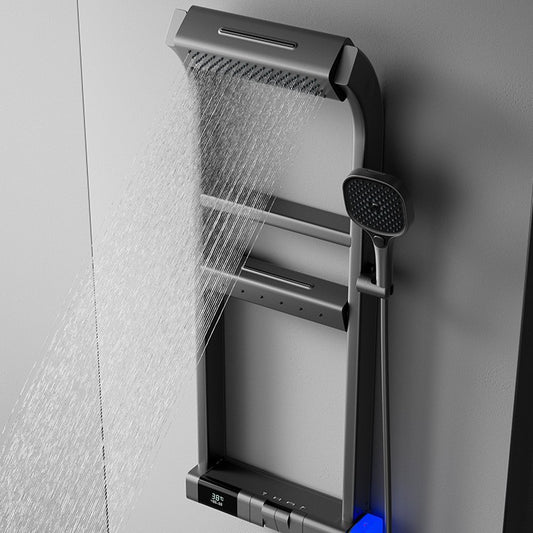 Premium Rain Shower System with Pressure Balance Valve - Multi-Function Shower Set