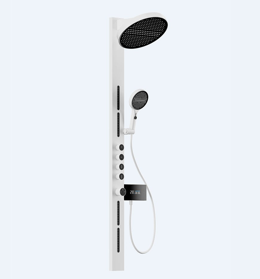 Luxury Multi-Function Shower Panel System with Rainfall Showerhead