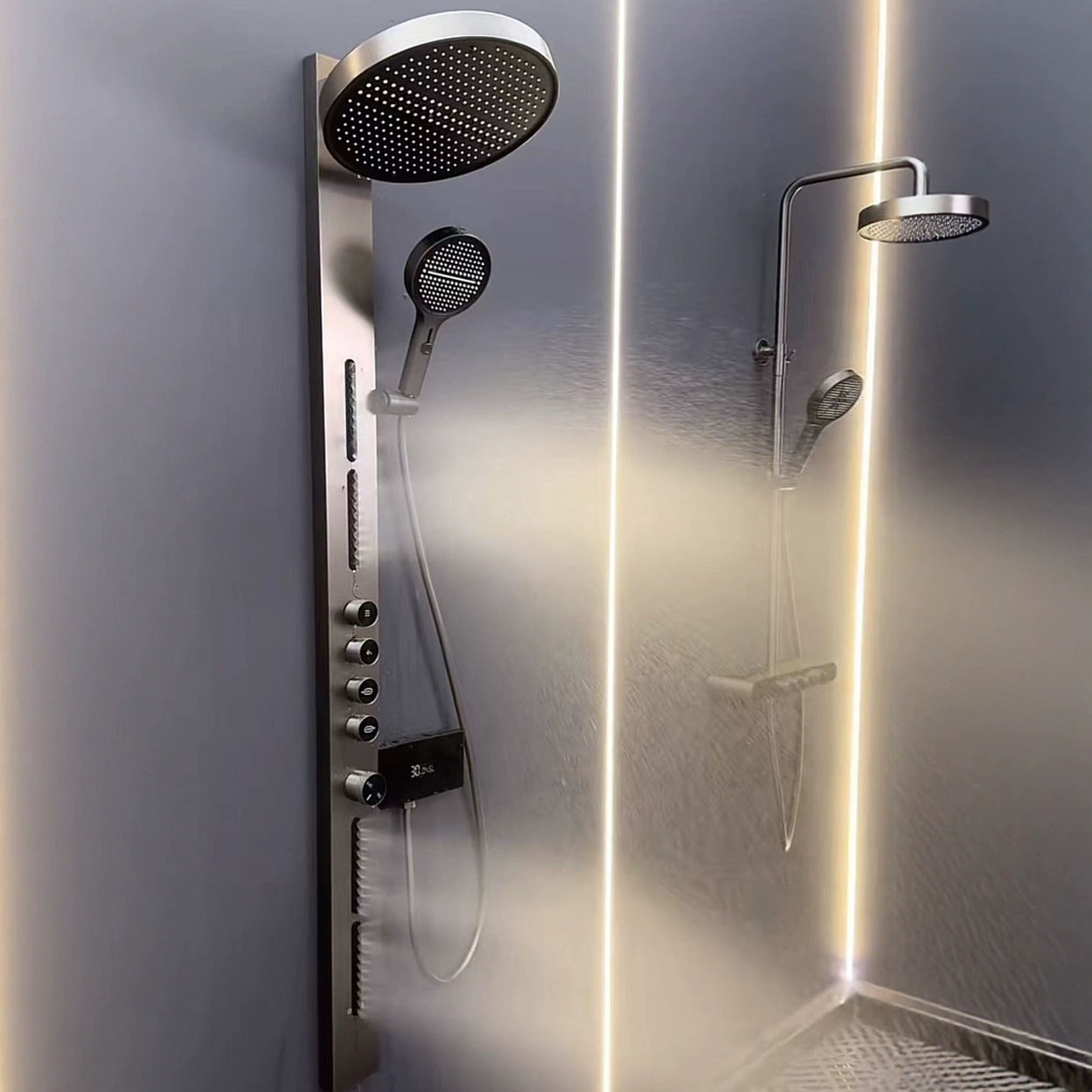 Luxury Multi-Function Shower Panel System with Rainfall Showerhead