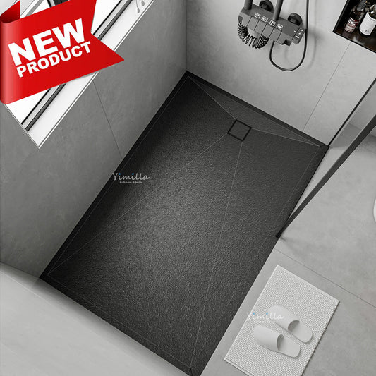 ST-1801 Modern Solid Surface Shower Tray – Ultra-Slim Anti-Slip Design | Custom Sizes Available