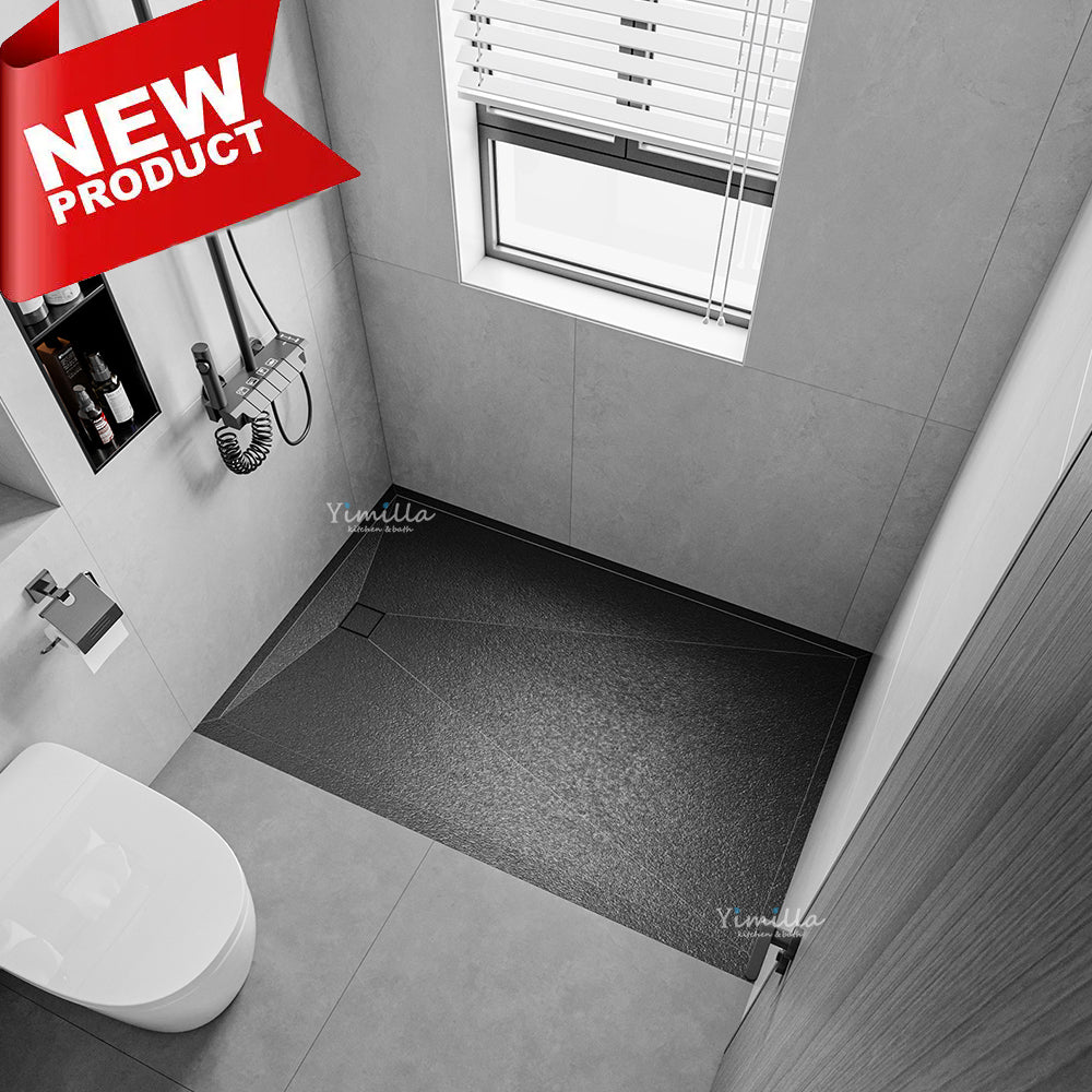 ST-1801 Modern Solid Surface Shower Tray – Ultra-Slim Anti-Slip Design | Custom Sizes Available