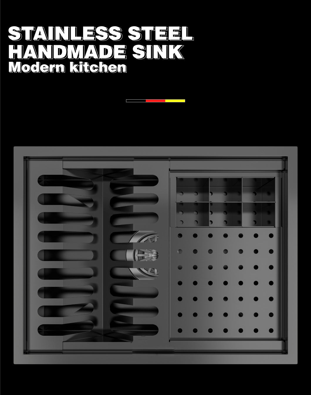 Premium Large Capacity Stainless Steel Dish Rack with Drainboard - Kitchen Counter Organizer