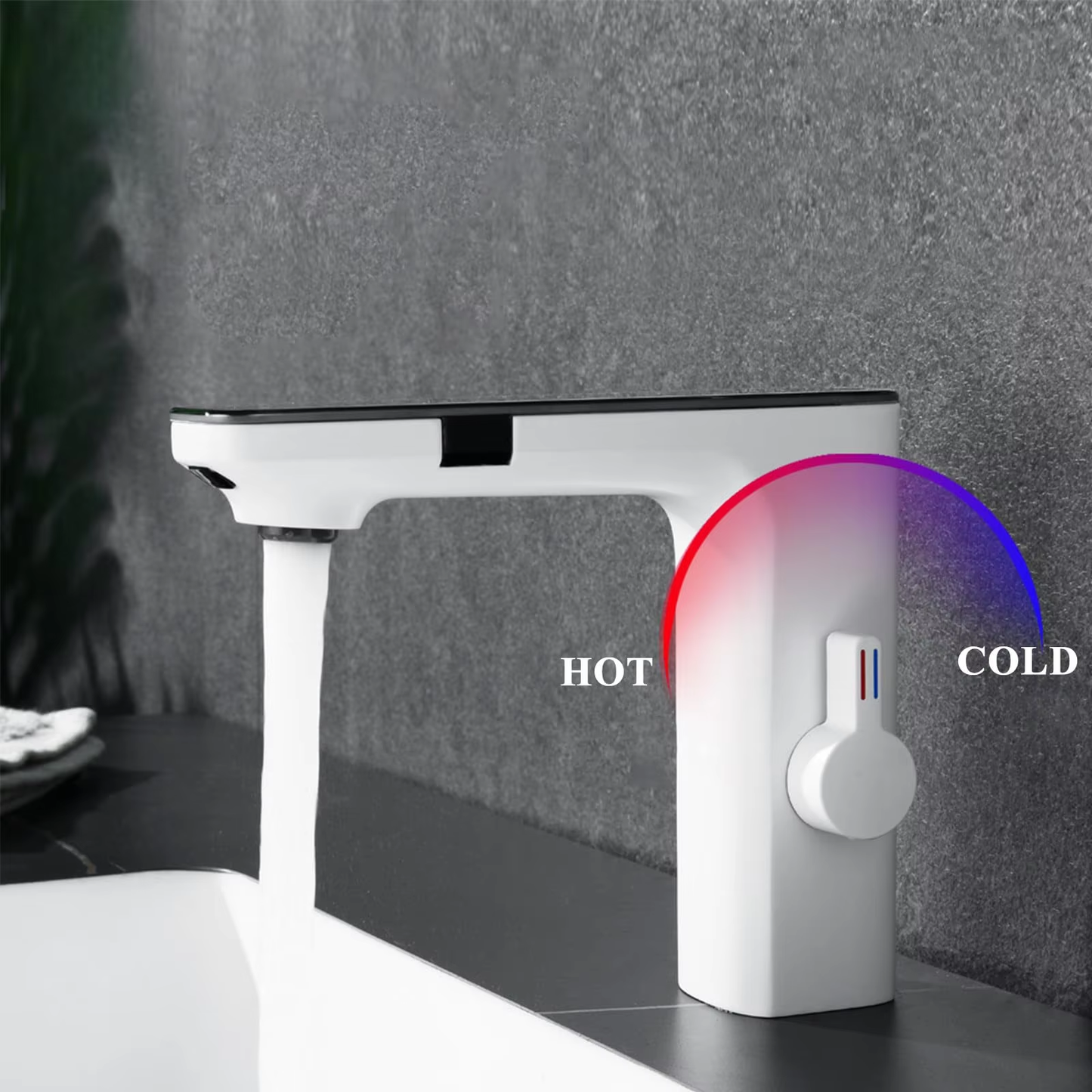 Automatic Touchless Bathroom Faucet - Motion Sensor Commercial Grade with Temperature Control