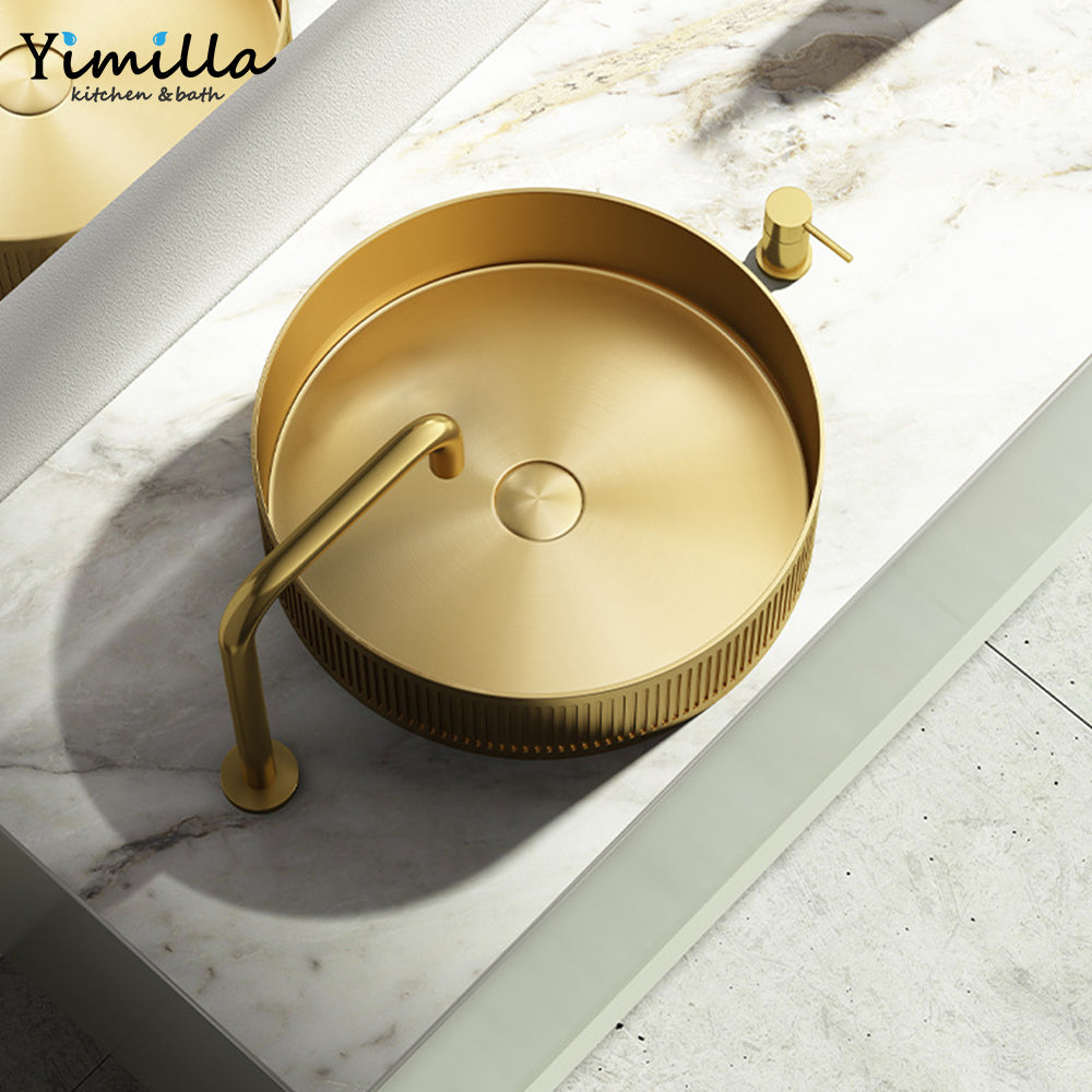 Premium 304 Stainless Steel Above Counter Basin - Commercial Grade Vessel Sink