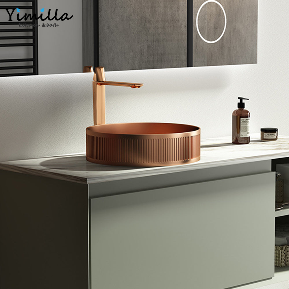 Premium 304 Stainless Steel Above Counter Basin - Commercial Grade Vessel Sink