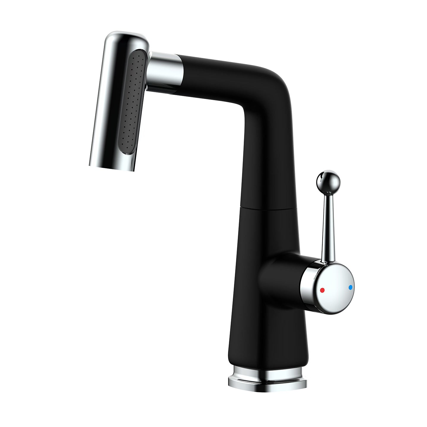 Premium Bathroom Sink Faucet with Pull-Down Sprayer - 3-Mode Brass Basin Mixer Tap