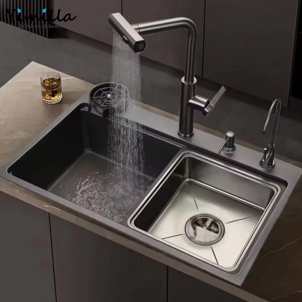 Premium 304 Stainless Steel Undermount Kitchen Sink - Professional Grade