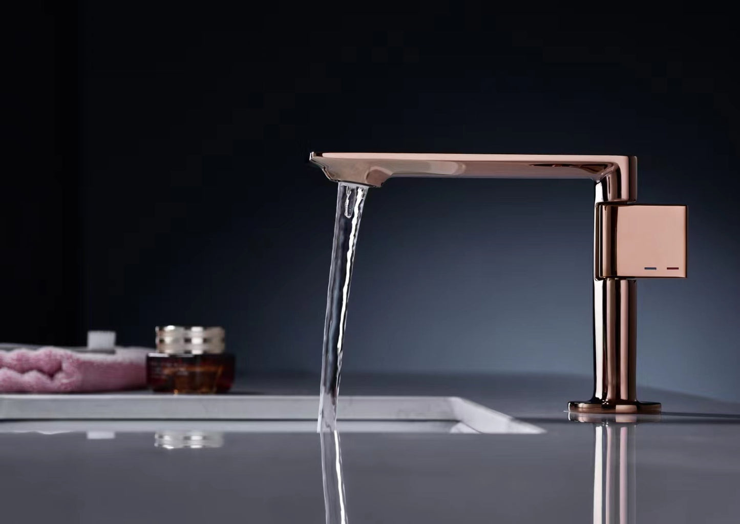 Modern Brass Basin Faucet - Contemporary Bathroom Vanity Tap Mixer with Premium Finish