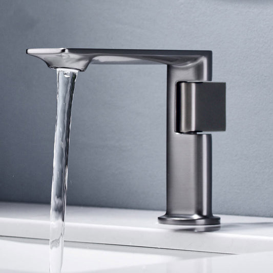 Modern Brass Basin Faucet - Contemporary Bathroom Vanity Tap Mixer with Premium Finish