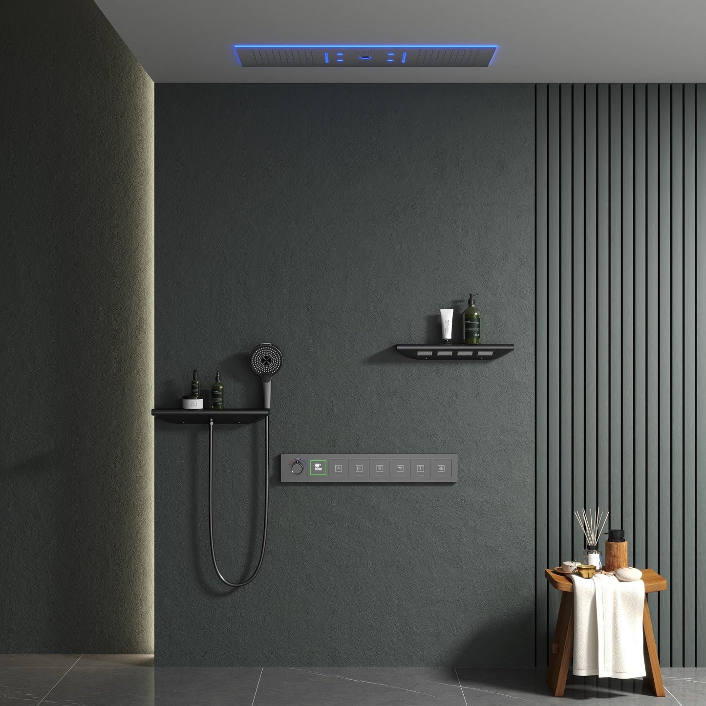 Dual Thermostatic Shower System - Multi-Function Luxury Bathroom Shower Set