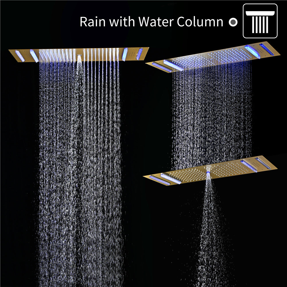 Dual Thermostatic Shower System - Multi-Function Luxury Bathroom Shower Set