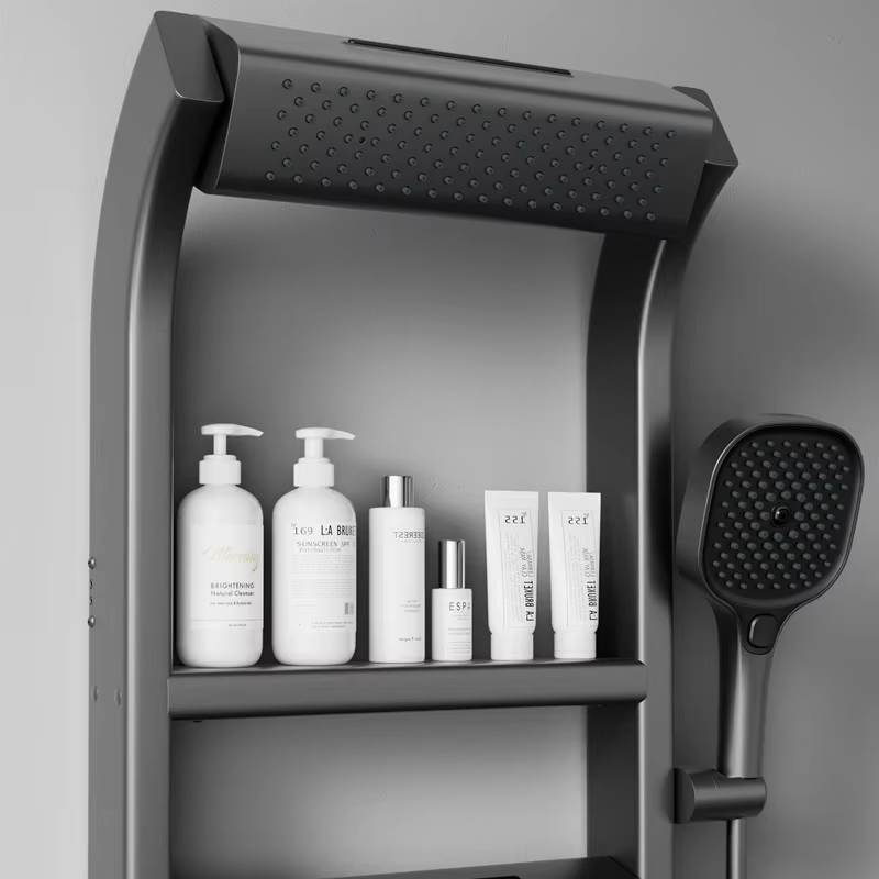 Premium Rain Shower System with Pressure Balance Valve - Multi-Function Shower Set