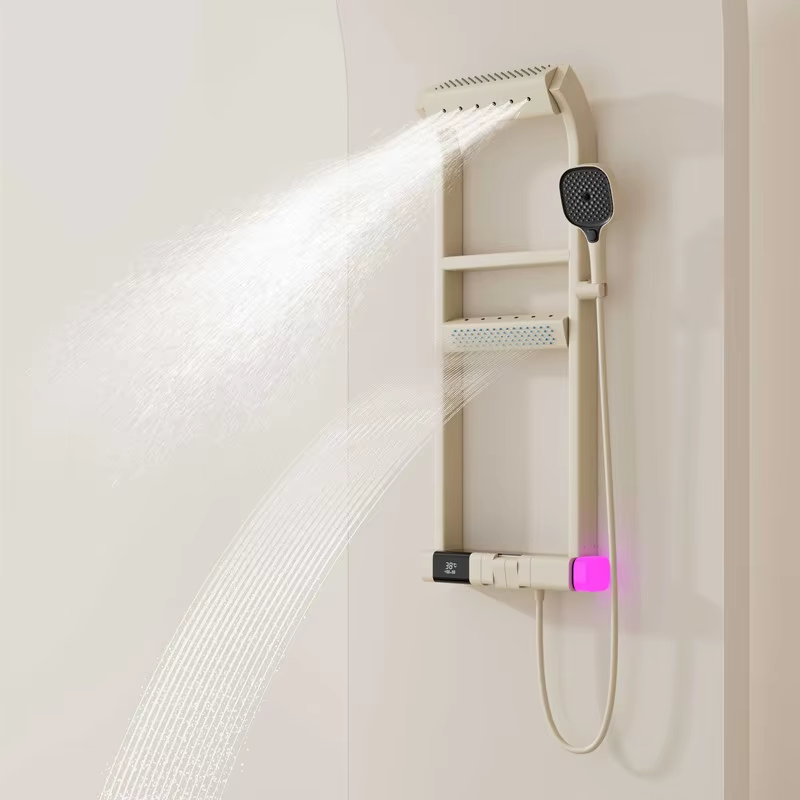 Premium Rain Shower System with Pressure Balance Valve - Multi-Function Shower Set