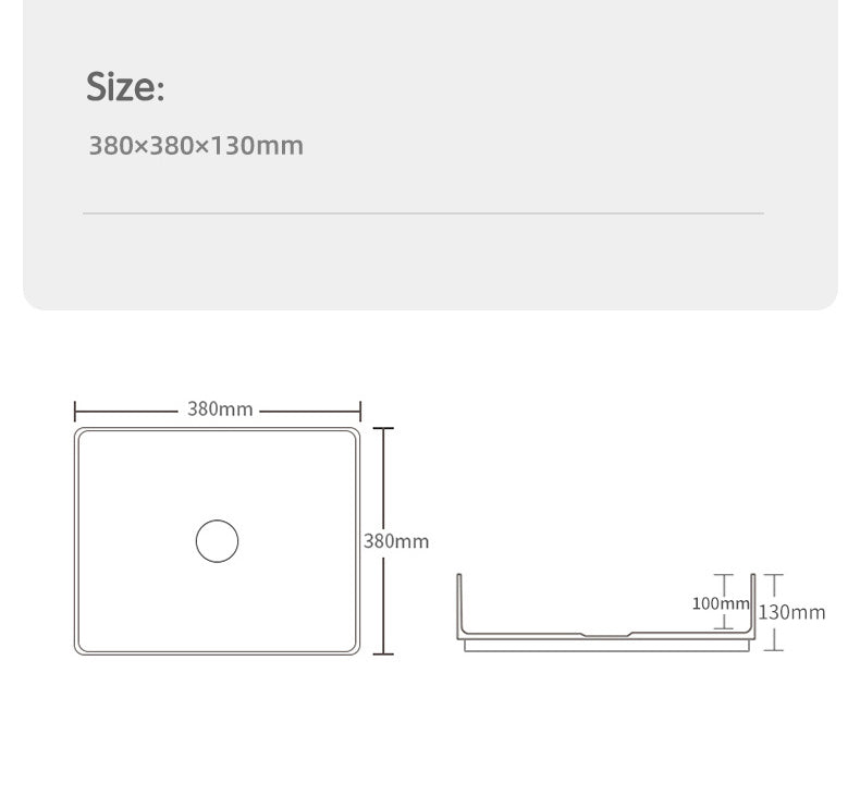 Modern 304 Stainless Steel Bathroom Vessel Sink with Pop-Up Drain